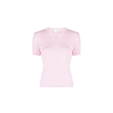 쿠레주 REEDITION CONTRAST T-SHIRT 223JTS017JS0070 5018 CANDY PINK