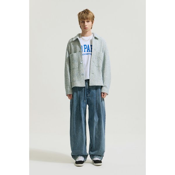 [여주점] [이로] 남성 Brume 트위드 포켓 셔켓 IQJAS25722BUX