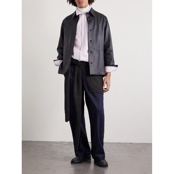 유밋 베난 위크엔드 스트라이프 코튼 포플린 셔츠 46376663163004117