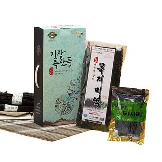 수산양행 바다의향 실속 기장미역 다시마세트2호(기장꼭지미역200g+자른기장다시마150g)