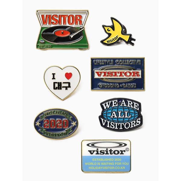 홀리데이 비지터 뱃지