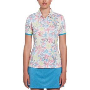 5049764 Callaway Chevron Floral Short Sleeve Polo 105422110