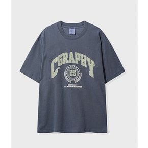 CGP 피그먼트 25 엠블럼 반소매 티셔츠 CBEUUTS007