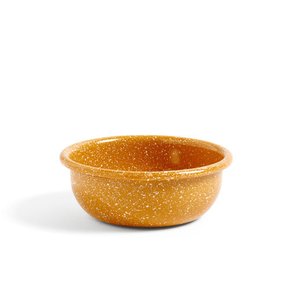 헤이 HAY Enamel Bowl S Dust Mustard