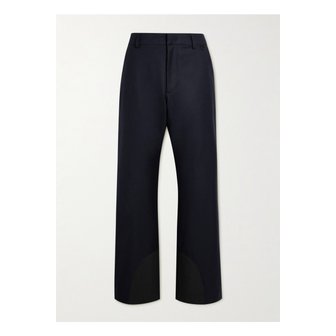 몽클레르 몽클레어 부츠컷 패디드 울 플란넬 스키 팬츠 블루 27086482323536842