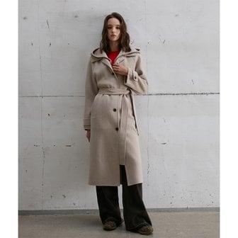 에고이스트 [시흥점] 여성 후드 탈부착 핸드메이드 롱 코트 (ER4TC502)