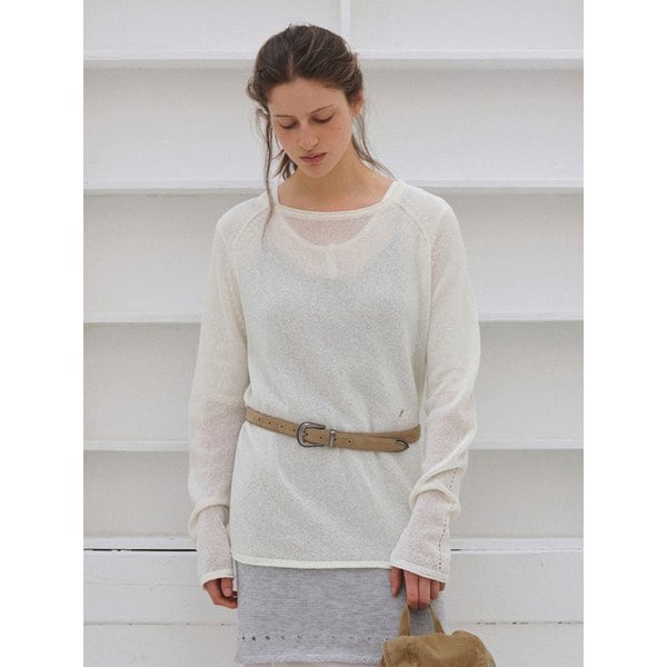 LISSE RAGLAN KNIT [IVORY]