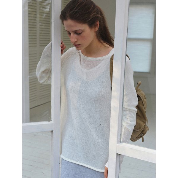LISSE RAGLAN KNIT [IVORY]