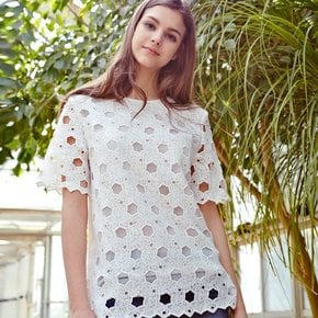 J-ALL BEE BLOUSE IN WHITE