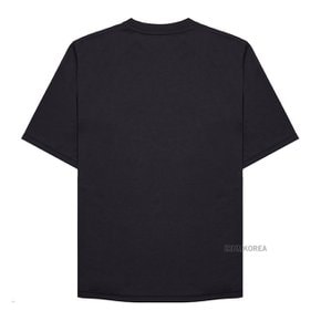 [난가] SS25 남성 프레임 로고 티셔츠 N2500 1M509 A BLK