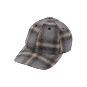 24FW Oyster Check Hairy Flannel Ballcap (A4248BDG) (오이스터 체크 볼캡)