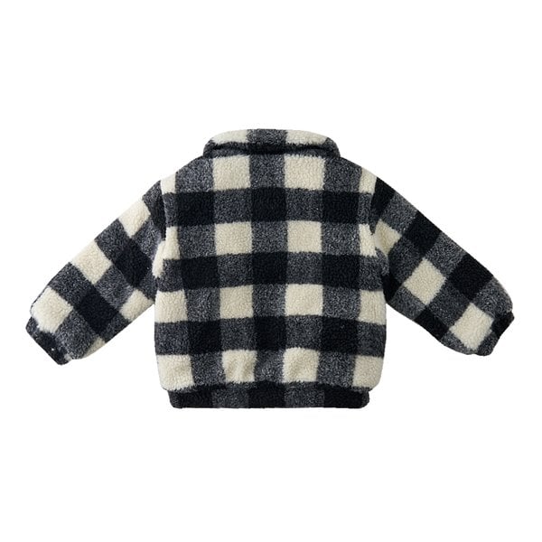 [여주점] (BK) 깅엄체크시어링점퍼 (24C15-113-01)