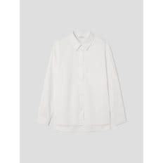 [정상가129,000원] Oversized Cotton Shirts  White (WE2760C101)