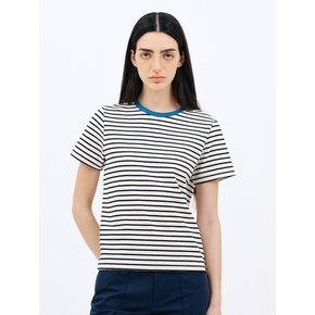 stripe t shirt_french blue