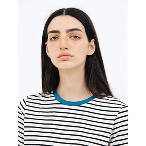 stripe t shirt_french blue