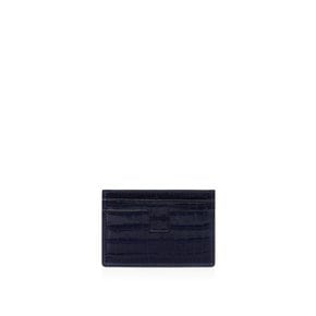 (공식) T 라인 스탬프드 크로커다일 클래식 카드지갑