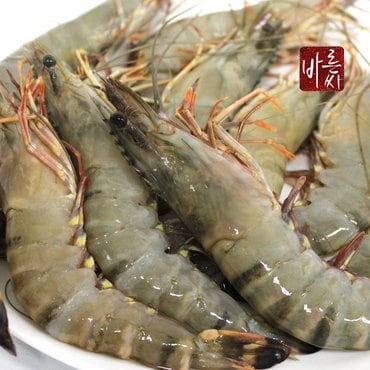 바른씨 블랙타이거새우 10마리 500g