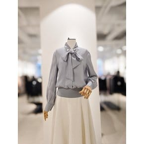 [파주점] [더아이잗컬렉션]타이넥 밴딩 블라우스 + 탑 세트 CS3B0BL421