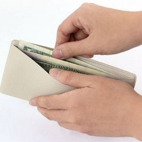선물용 가죽 머니 클립 휴대용 오픈형 머니 클립 카드 지폐