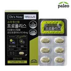 닥터스노트 슈퍼 항산화 프로폴리스 400mg x 30정 x 1박스