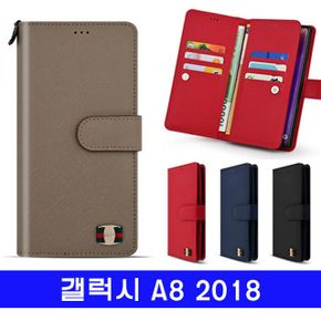 갤럭시 A8 2018 고우니FLEX 더블지갑 A530 케이스