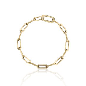 MENEMOSYNE BRACELET SILVER_YELLOW / 640220012