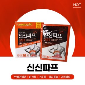 [단품]신신파프 HOT 10cmx14cm 5매 온찜질 만성 신경통 근육통 허리통증 어깨결림