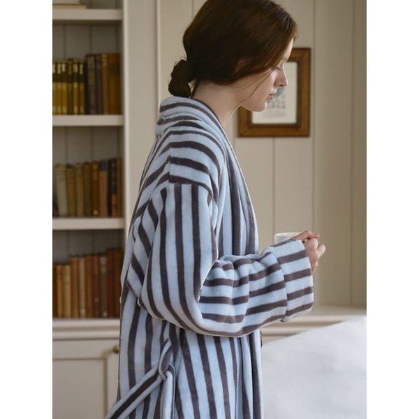 (uni) 그레이슈 스트라이프 로브