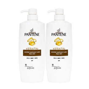 극손상 케어 샴푸 750ml x2개