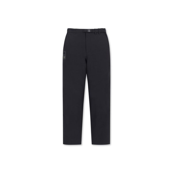 (MEN) Bonded Fabric Tapered Fit Pants(Black)_G4PAW24815BKX