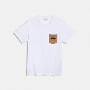 [공식][40프로할인] 에센셜 포켓 티셔츠 C9148 WHT