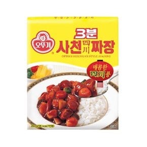 (주)오뚜기 오뚜기 3분 사천짜장 200g 1개