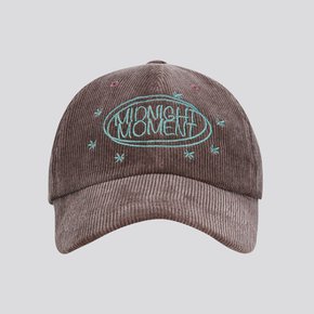 midnight corduroy ball cap - brown