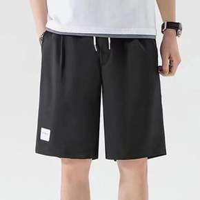 여름 허리밴딩 베이직 3컬러 반바지 5부 남성