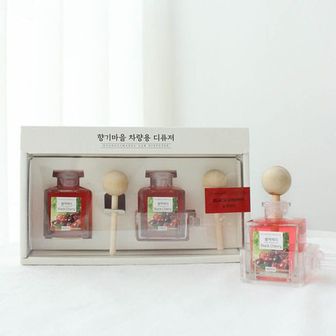 제이큐 THS 향기마을 카디퓨져 세트 40ml 40ml+40ml 10종택1