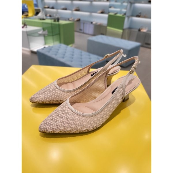[여주점] 망사 슬링백 샌들 5CM A24G006[2컬러]