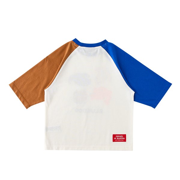 [여주점] [오프라벨 여주점] 블루독 (CR) 블루B.래글런7부티셔츠 (24A75-331-01)