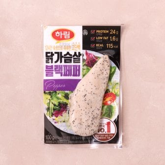 하림 닭가슴살 블랙페퍼 100g