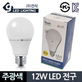 건식12W 주광색 LED LED전구 컨버터 다마 내장형 형광