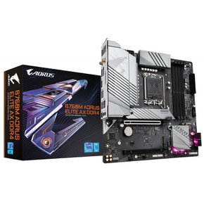 GIGABYTE 마더보드 B760M AORUS ELITE AX DDR4 MB5980