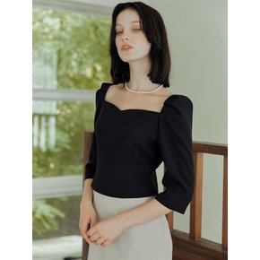 Chloe Tulip Blouse [Black]