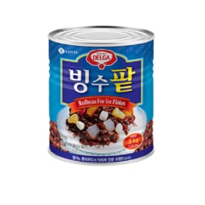 롯데 빙수팥 캔 3kg x 6개 요리의명가