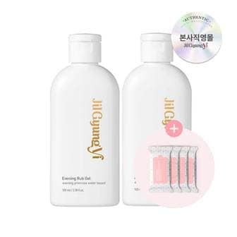 질경이 부드러운 마사지젤 이브닝 럽 젤 100ml x2개+페미닌 티슈 x4개