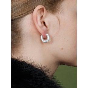 Shiny Ring Hoop Earrings