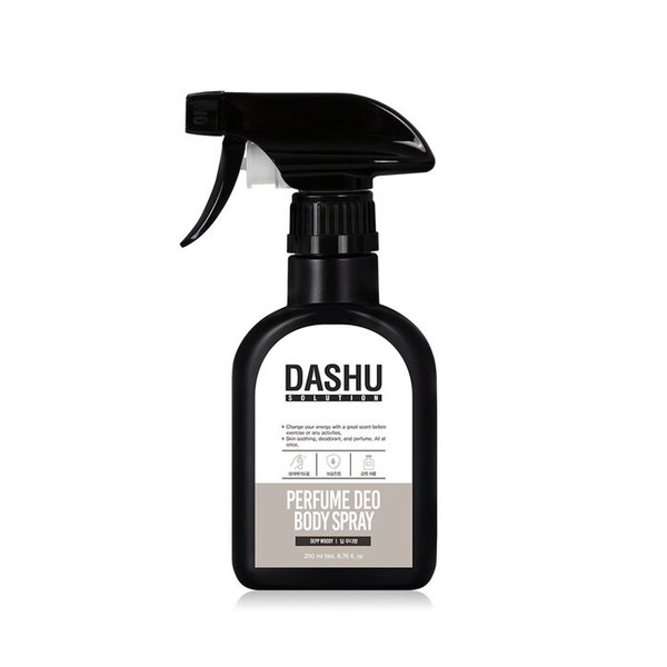 솔루션 퍼퓸 데오 바디스프레이 200ml 딥우디향