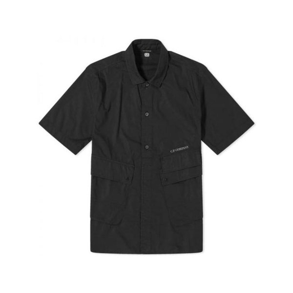 씨피 컴퍼니 폴로 티셔츠 POPELINEPOCKETSHIRTS16CMSH271A005328G999 BLACK DOM