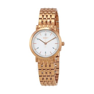 DKNY 4666771 DKNY Minetta White Dial Rose Gold-tone Ladies Watch