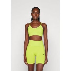 4451851 Puma MOVE SHAPELUXE SEAMLESS - Light support sports bra lime pow