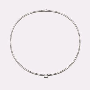 White Princess Tennis Necklace SSKB103NWW400