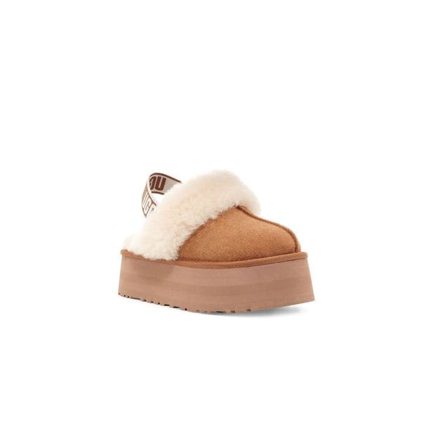 [WOMEN]  UGG 로고 밴딩 퍼 카라 플랫폼 샌들 (펀케트) 1664303545000